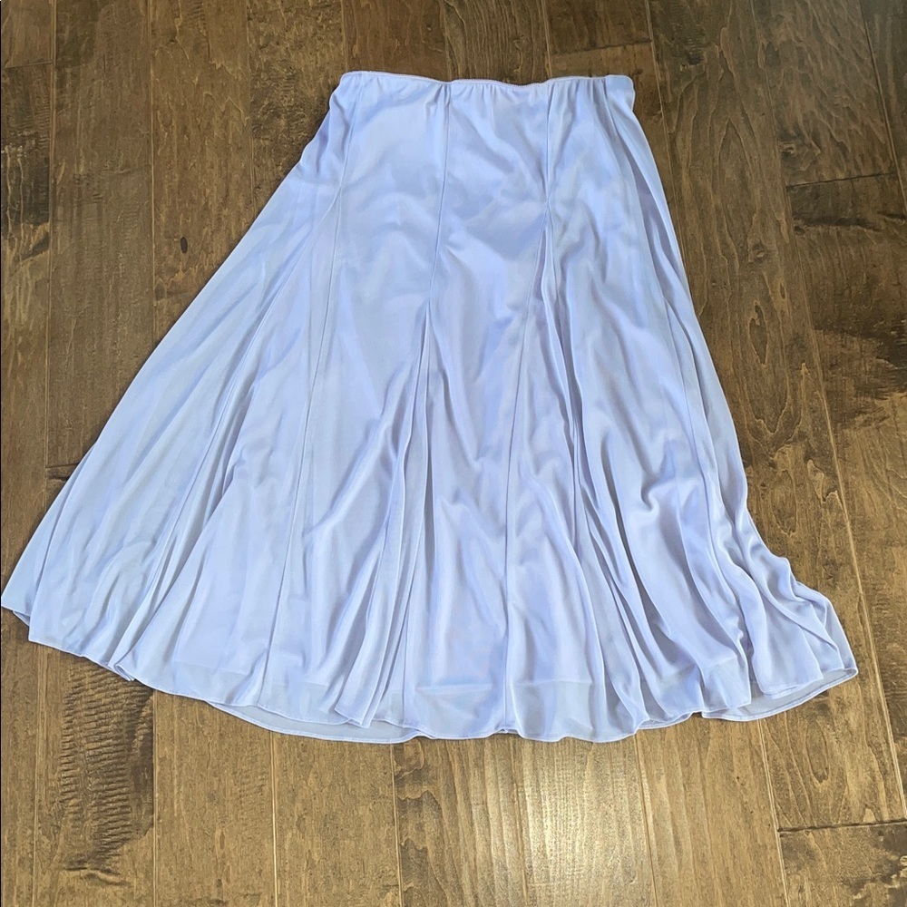 Alex Evenings Shimmering Lilac Skirt Set - Picture 7 of 7